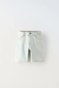 Niños ZARA 6 - 14 Años·Jeans<BERMUDA DENIM REGULAR FIT