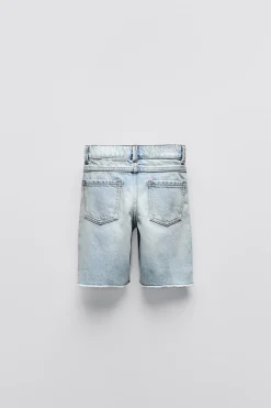 Niños ZARA 6 - 14 Años·Jeans<BERMUDA DENIM ROTOS