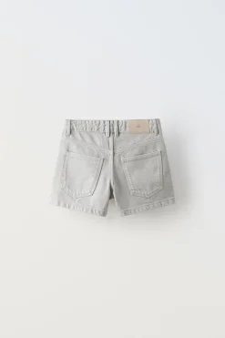 Niños ZARA 6 - 14 Años·Faldas / Bermudas<BERMUDA DENIM TACHAS