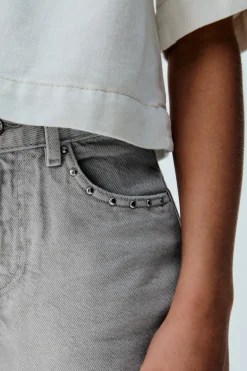 Niños ZARA 6 - 14 Años·Faldas / Bermudas<BERMUDA DENIM TACHAS