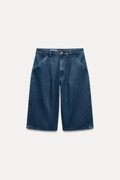 Outlet BERMUDA DENIM TRF Mujer Faldas / Shorts