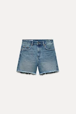 Sale BERMUDA DENIM TRF BOYFRIEND TIRO MEDIO Mujer Faldas / Shorts