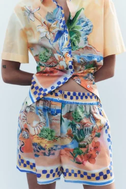 Hot BERMUDA ESTAMPADA ZW COLLECTION Mujer Faldas / Shorts