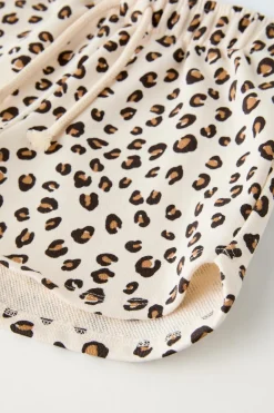 Niños ZARA 6 - 14 Años·Faldas / Bermudas<BERMUDA FELPA ANIMAL PRINT