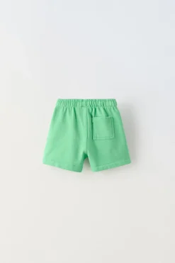 Niños ZARA 1½ - 6 Años·Pantalones / Leggings|1½ - 6 Años·Deporte / Chándal<BERMUDA FELPA ETIQUETA