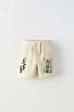 Niños ZARA 6 - 14 Años·Pantalones<BERMUDA FELPA SPIDER-MAN © MARVEL