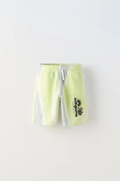 Niños ZARA 6 - 14 Años·Pantalones<BERMUDA FELPA TIE DYE