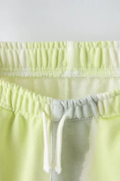 Niños ZARA 6 - 14 Años·Pantalones<BERMUDA FELPA TIE DYE