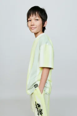 Niños ZARA 6 - 14 Años·Pantalones<BERMUDA FELPA TIE DYE