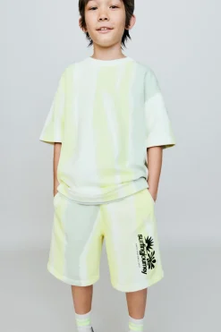 Niños ZARA 6 - 14 Años·Pantalones<BERMUDA FELPA TIE DYE