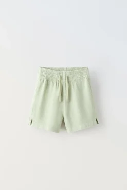 Niños ZARA 6 - 14 Años·Faldas / Bermudas|6 - 14 Años·Total Look<BERMUDA FLUIDA CORDONES