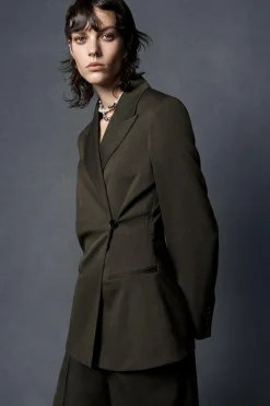 Online BERMUDA LARGA PINZAS ZW COLLECTION Mujer Pantalones|Faldas / Shorts