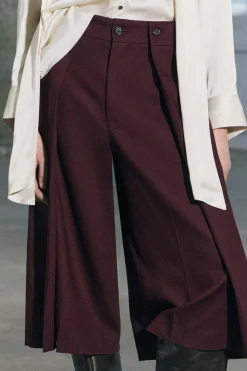 Clearance BERMUDA LARGA PLIEGUES ZW COLLECTION Mujer Faldas / Shorts