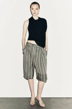 Discount BERMUDA LARGA RAYAS LIMITED EDITION Mujer Faldas / Shorts