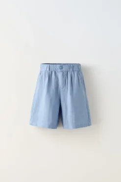 Niños ZARA 6 - 14 Años·Pantalones<BERMUDA LINO