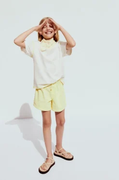 Niños ZARA 6 - 14 Años·Faldas / Bermudas<BERMUDA LISA