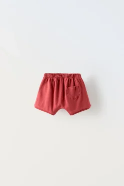 Niños ZARA 6 - 18 Meses·Braguitas / Bermudas<BERMUDA LISA CORDÓN