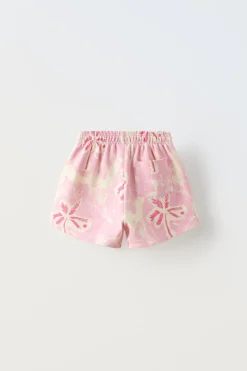 Niños ZARA 6 - 14 Años·Faldas / Bermudas<BERMUDA PALMERAS