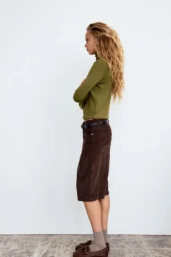 Best BERMUDA PANA Mujer Faldas / Shorts