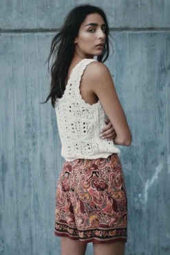 Hot BERMUDA PAREO ESTAMPADA Mujer Faldas / Shorts