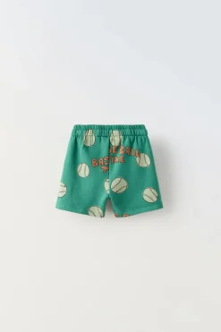 Niños ZARA 1½ - 6 Años·Faldas / Bermudas|1½ - 6 Años·Pantalones / Leggings<BERMUDA PELOTA BEISBOL