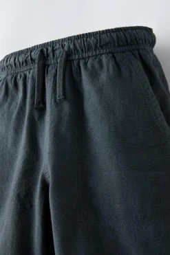 Niños ZARA 6 - 14 Años·Pantalones<BERMUDA PESPUNTES COMBINADOS