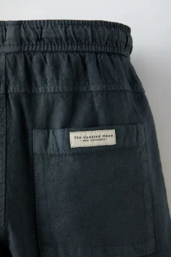 Niños ZARA 6 - 14 Años·Pantalones<BERMUDA PESPUNTES COMBINADOS