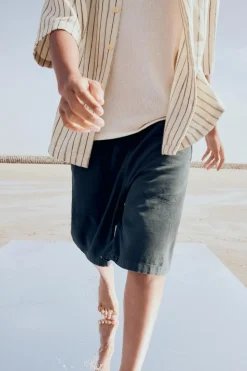 Niños ZARA 6 - 14 Años·Pantalones<BERMUDA PESPUNTES COMBINADOS