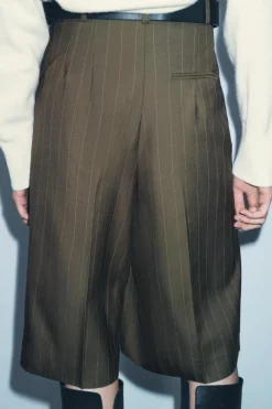 Best BERMUDA PINZAS CON LANA ZW COLLECTION Mujer Faldas / Shorts