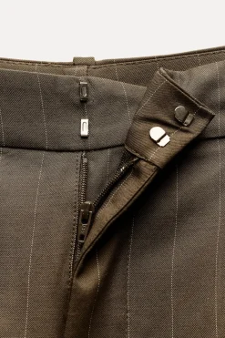 Best BERMUDA PINZAS CON LANA ZW COLLECTION Mujer Faldas / Shorts