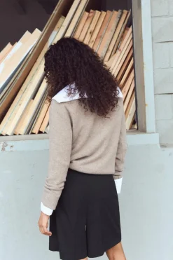 Fashion BERMUDA PLIEGUES CINTURÓN Mujer Faldas / Shorts