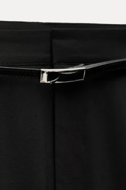 Fashion BERMUDA PLIEGUES CINTURÓN Mujer Faldas / Shorts