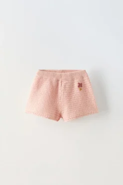 Niños ZARA 1½ - 6 Años·Punto|1½ - 6 Años·Faldas / Bermudas<BERMUDA PUNTO FLOR