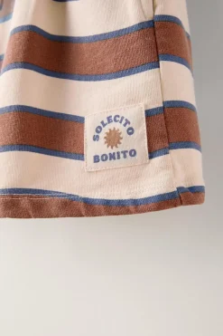 Niños ZARA 1½ - 6 Años·Faldas / Bermudas|1½ - 6 Años·Pantalones / Leggings<BERMUDA RAYAS ETIQUETA