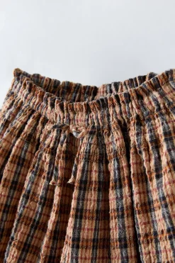 Niños ZARA 1½ - 6 Años·Faldas / Bermudas|6 - 18 Meses·Braguitas / Bermudas<BERMUDA TEXTURA CUADROS