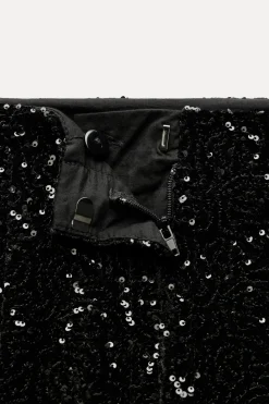 Fashion BERMUDA TIRO ALTO LENTEJUELAS Mujer Faldas / Shorts