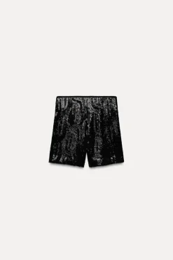 Best BERMUDA TIRO ALTO LENTEJUELAS Mujer Faldas / Shorts