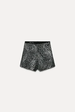 Sale BERMUDA TIRO ALTO LENTEJUELAS Mujer Faldas / Shorts