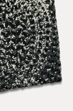 Sale BERMUDA TIRO ALTO LENTEJUELAS Mujer Faldas / Shorts