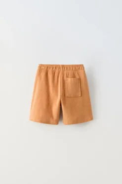 Niños ZARA 6 - 14 Años·Pantalones<BERMUDA TOALLA CONTRASTE ETIQUETA