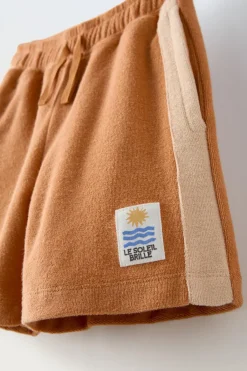 Niños ZARA 6 - 14 Años·Pantalones<BERMUDA TOALLA CONTRASTE ETIQUETA