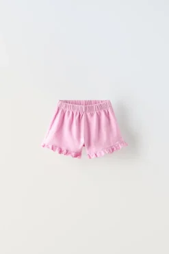 Niños ZARA 6 - 18 Meses·Conjuntos|6 - 18 Meses·Braguitas / Bermudas<BERMUDA VOLANTE