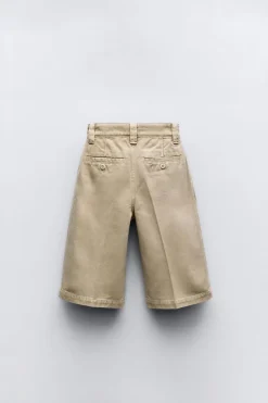 Niños ZARA 6 - 14 Años·Pantalones<BERMUDA WIDE LEG