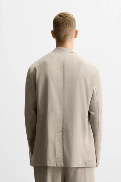 Hot BLAZER FLUIDA TRAJE Hombre Blazers