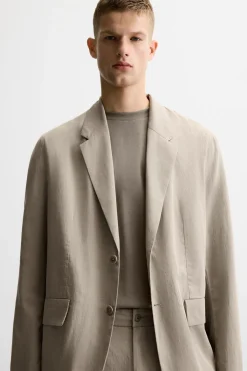 Hot BLAZER FLUIDA TRAJE Hombre Blazers