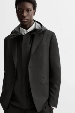 Hot BLAZER 100% LANA Hombre Blazers