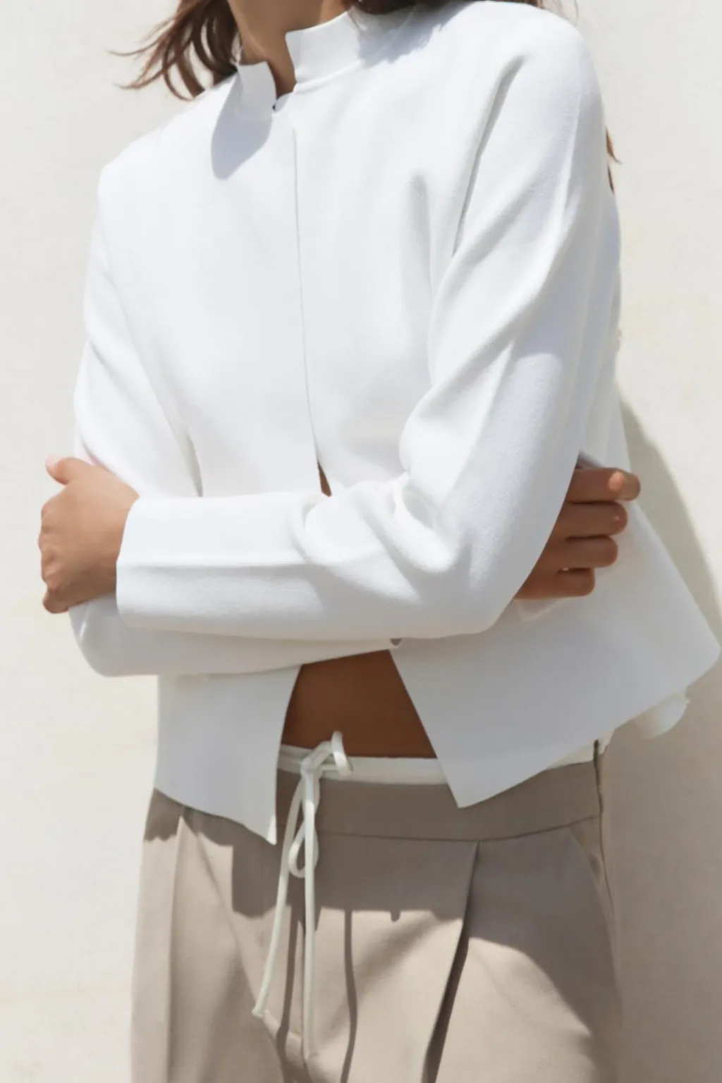 Online BLAZER ABIERTA PUNTO LISO Mujer Blazers / Chalecos|Cárdigan / Jerséis