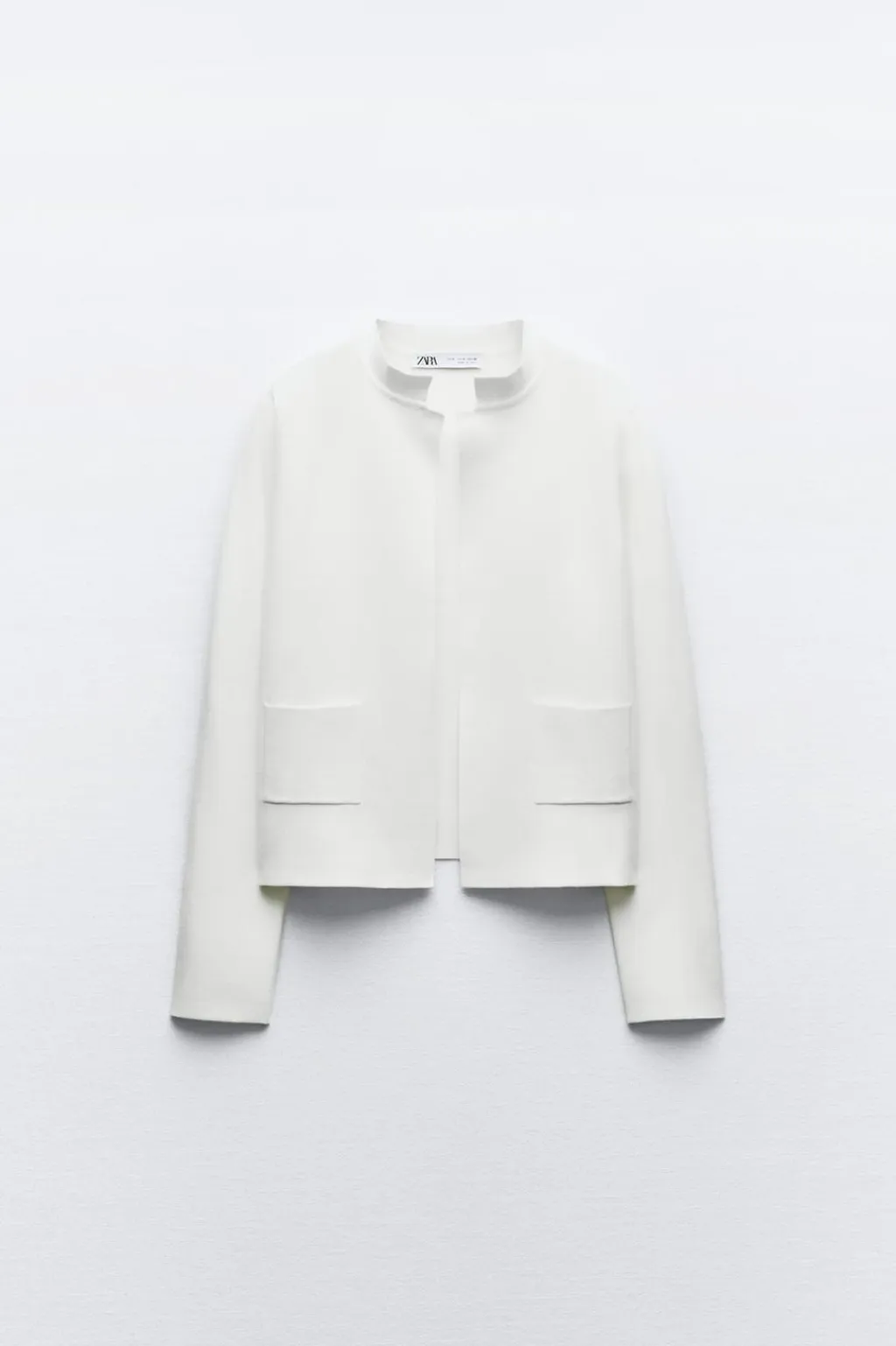 Online BLAZER ABIERTA PUNTO LISO Mujer Blazers / Chalecos|Cárdigan / Jerséis