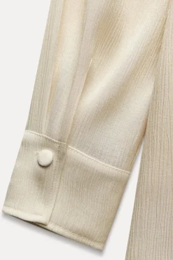 Hot BLAZER BRILLO EFECTO ARRUGADO Mujer Blazers / Chalecos