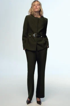 Online BLAZER CINTURÓN ANCHO Mujer Blazers / Chalecos